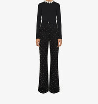 Jean oversize brodé - Black & Silvery