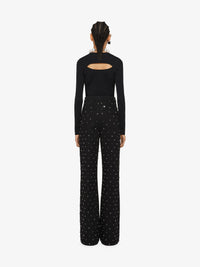 Jean oversize brodé - Black & Silvery