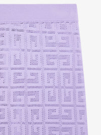 Pantalon évasé en jacquard 4G - Lavender