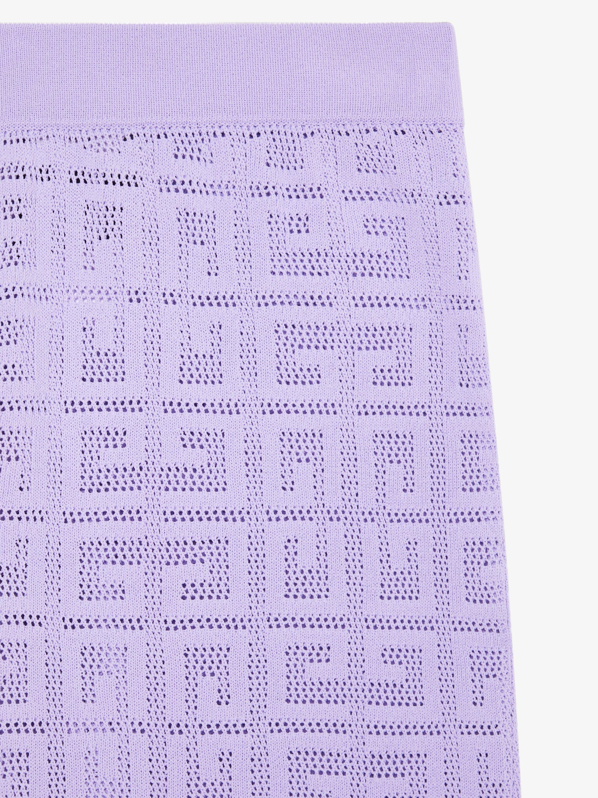 Pantalon évasé en jacquard 4G - Lavender