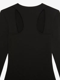 Top à découpe graphique - Black