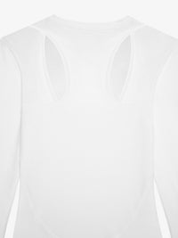 Top à découpe graphique - Blanc