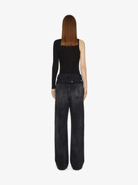 Body à manche asymétrique - Black