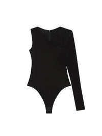 Body à manche asymétrique - Black