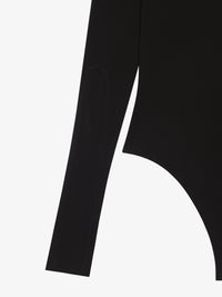 Body à manche asymétrique - Black