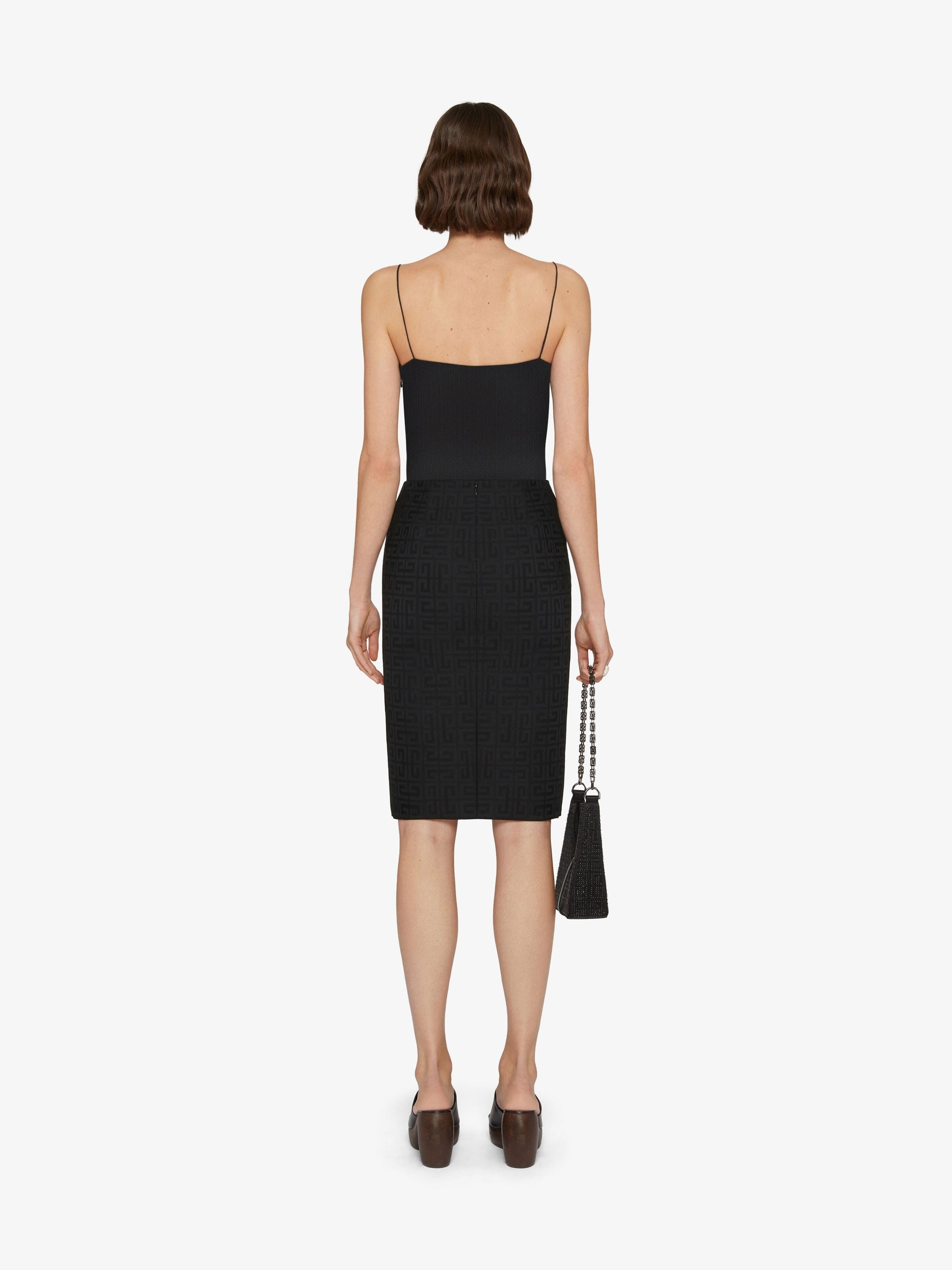 Top en jacquard 4G - Black