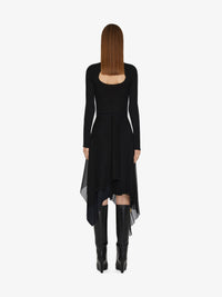 Pull avec décolleté dos en soie - Black