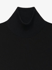 Pull avec décolleté dos en soie - Black
