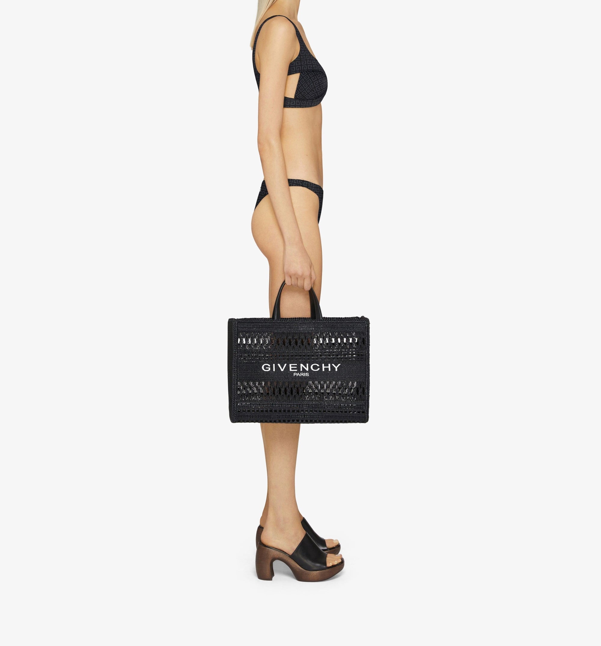 V-Cut Bikini Briefs - Black & Grey