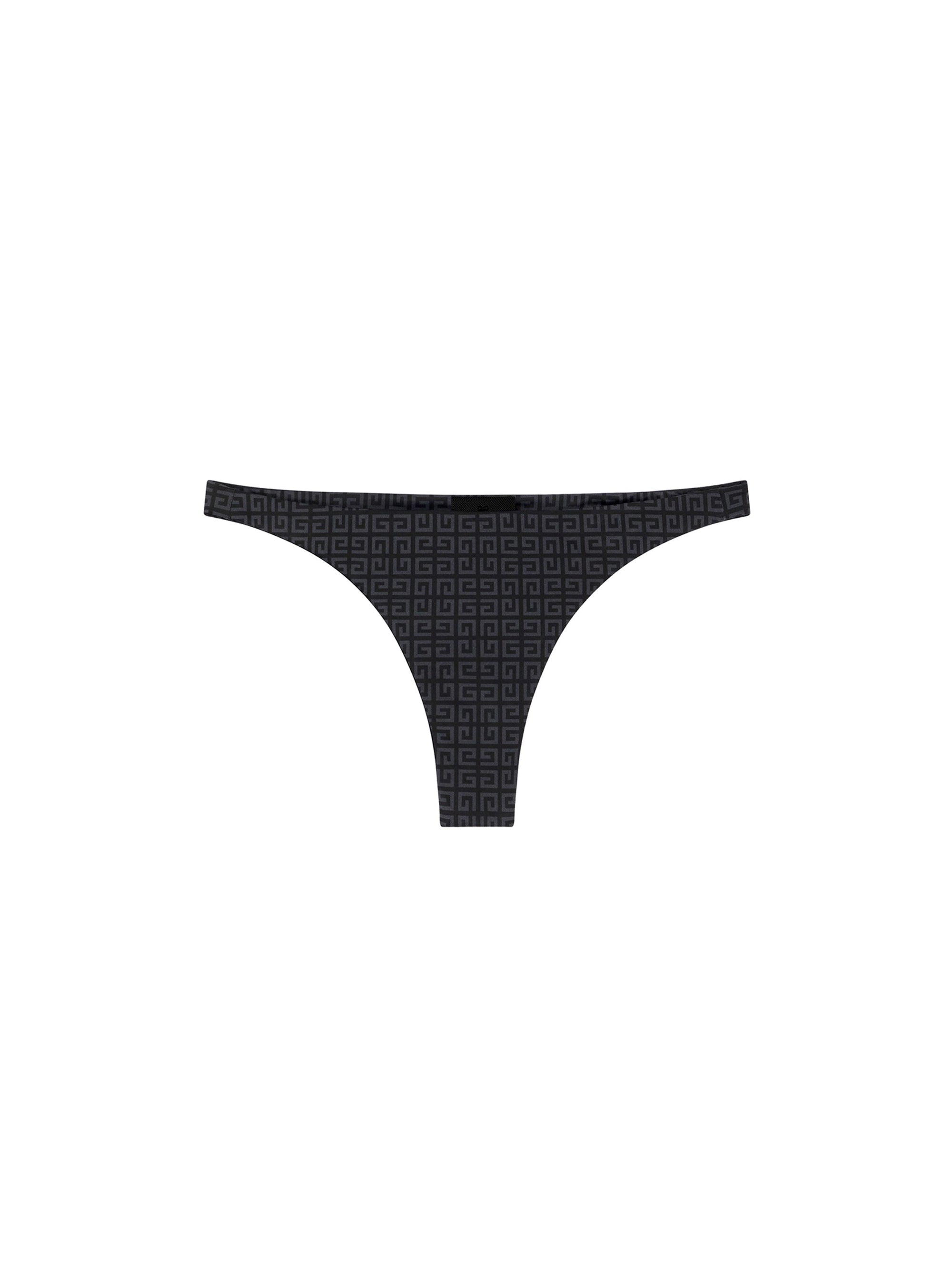 V-Cut Bikini Briefs - Black & Grey
