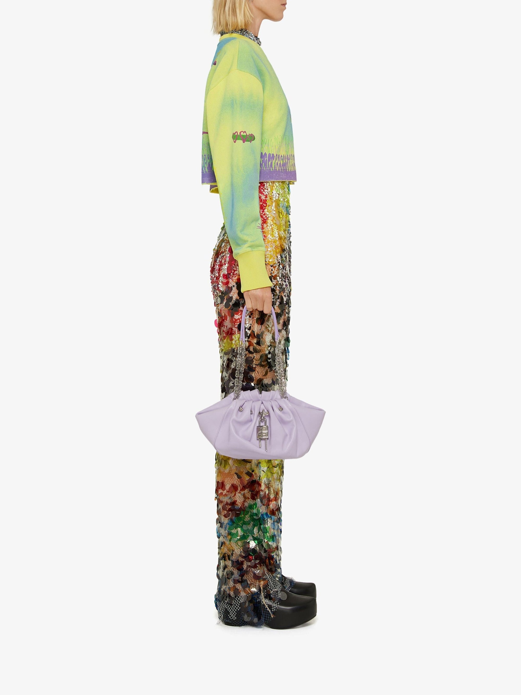 Stencil print sweatshirt - Multicolour