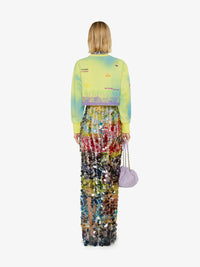 Stencil print sweatshirt - Multicolour