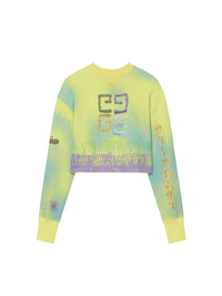 Stencil print sweatshirt - Multicolour