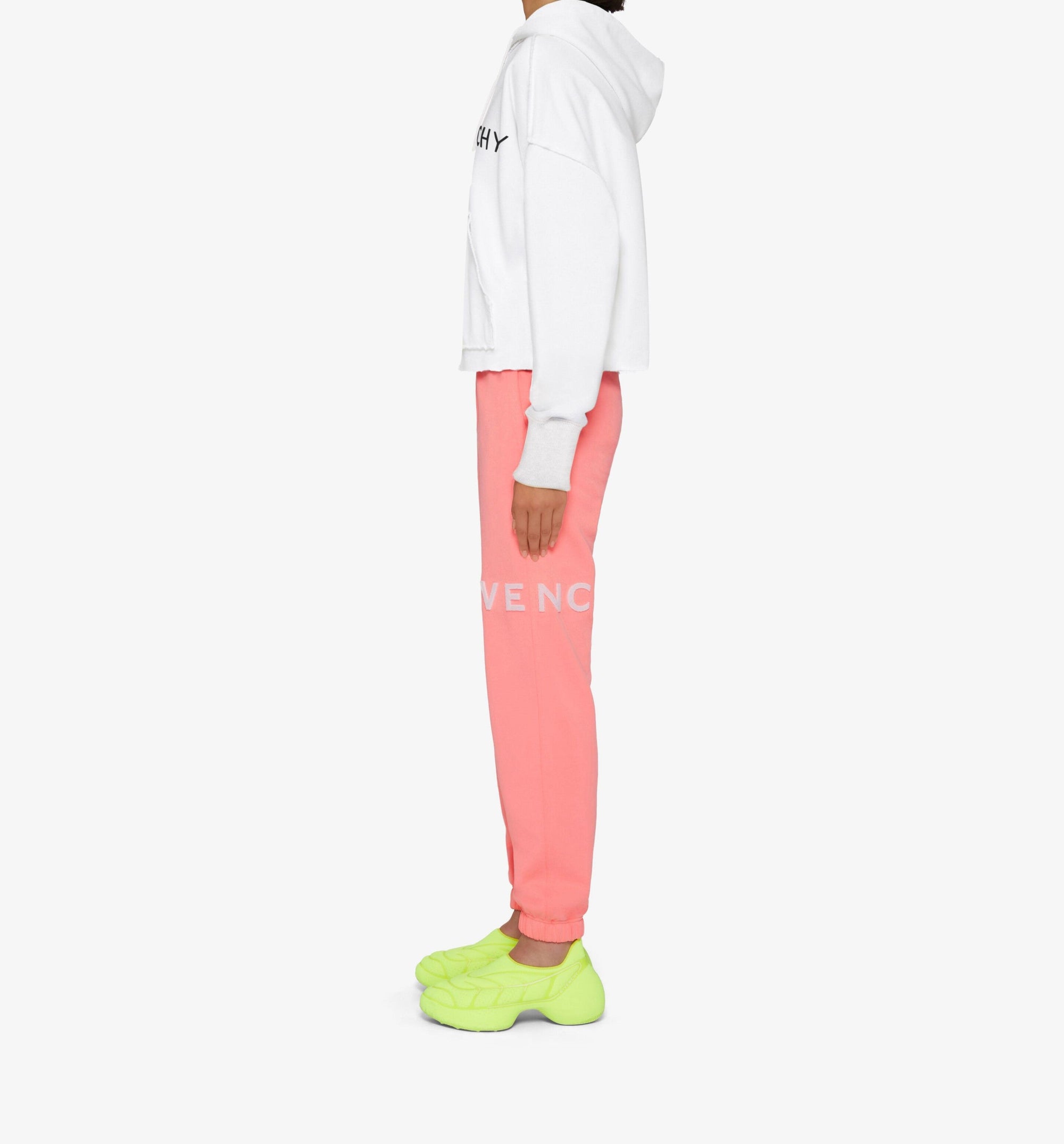 Sweatshirt cropped Givenchy - White & Black