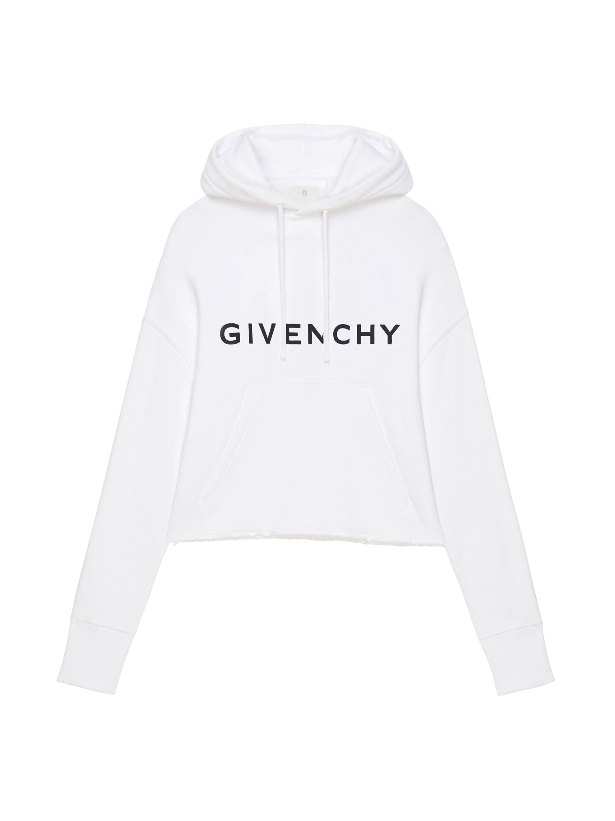 Sweatshirt cropped Givenchy - White & Black