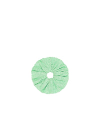 Oversized 4G terry cloth scrunchie - Aqua Green