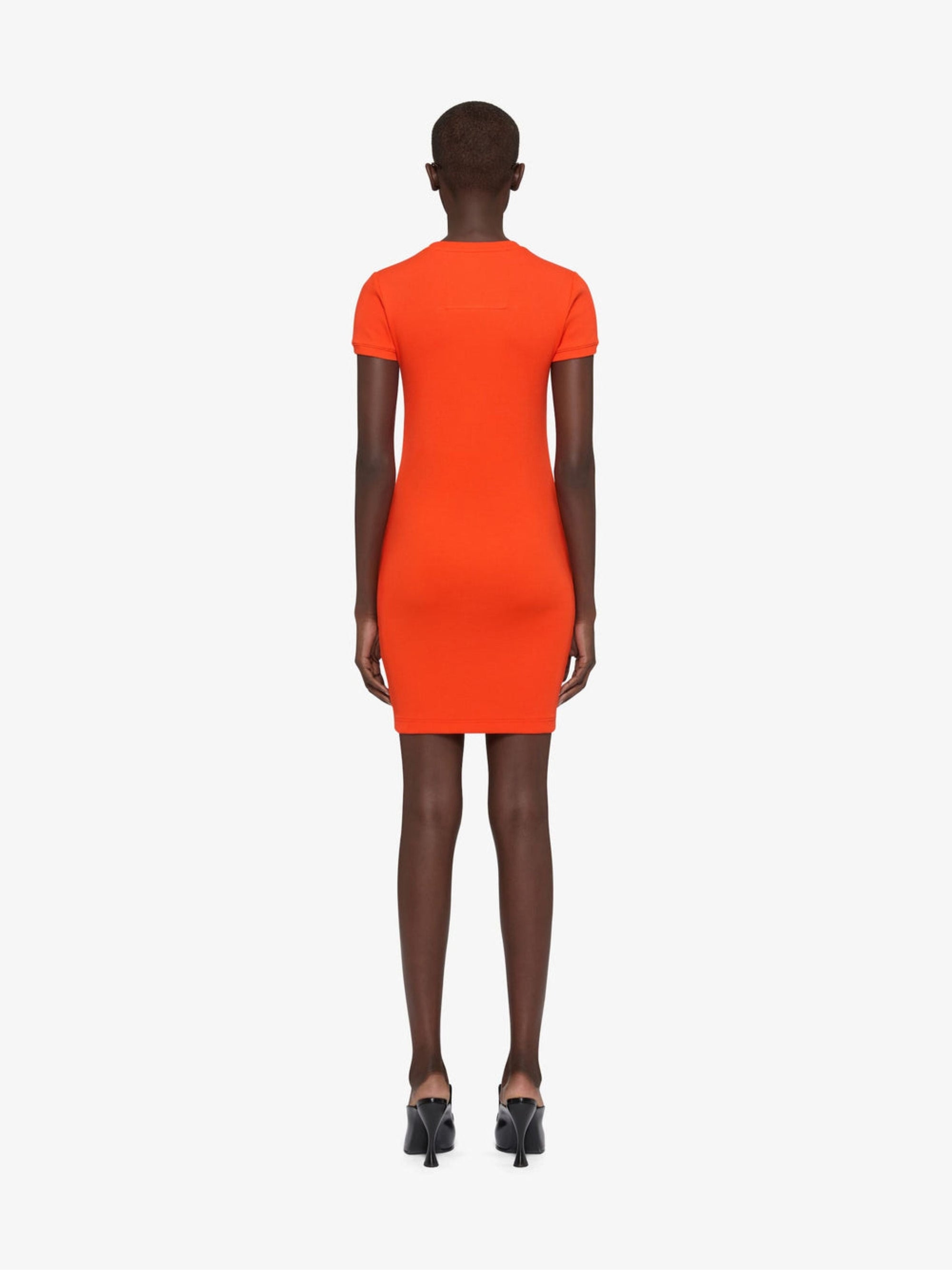 4G SHORT SLEEVES RIB TANK DRESS