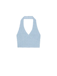 HALTER NECK CROPPED TOP