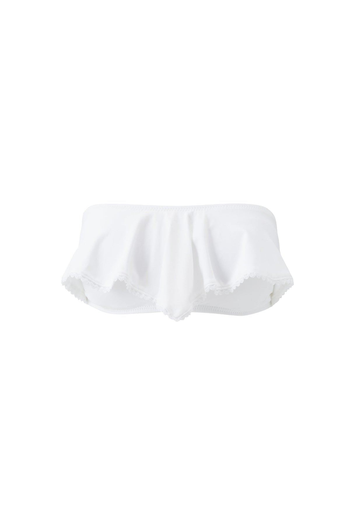 Hondorus Bandeau Bikini Top - White