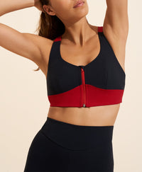 Hortense bra - Black & Merlot