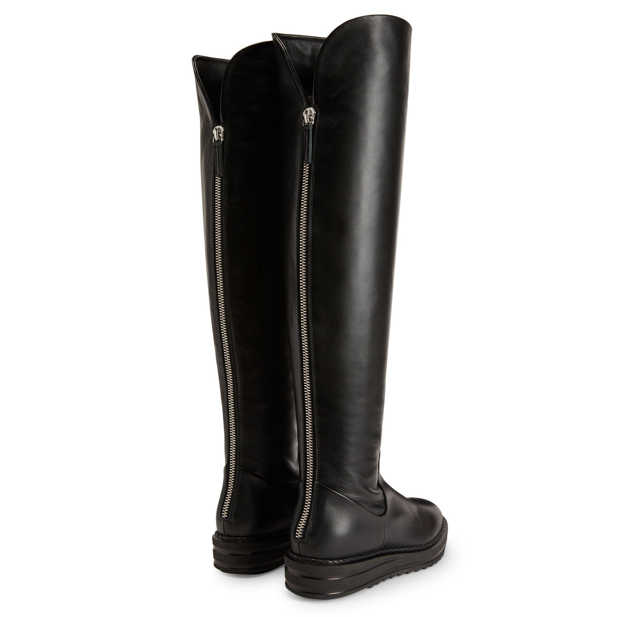 Bottes Houston en cuir - Noir