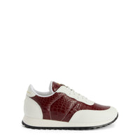 Sneakers basses Jima en cuir - Bordeaux