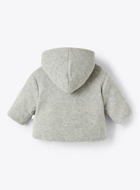 Quilted fleece jacket - Grigio Nickel