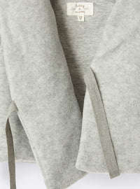 Quilted fleece jacket - Grigio Nickel