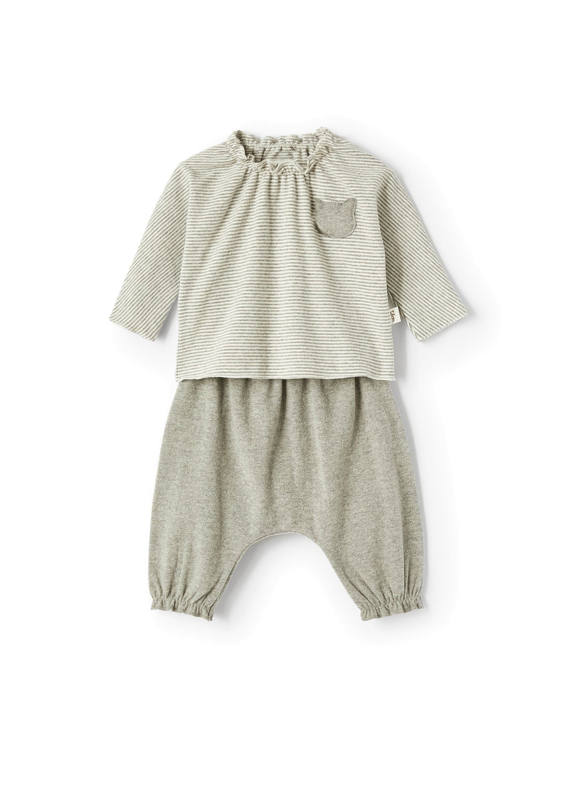 Ruched striped set - Panna & Roccia