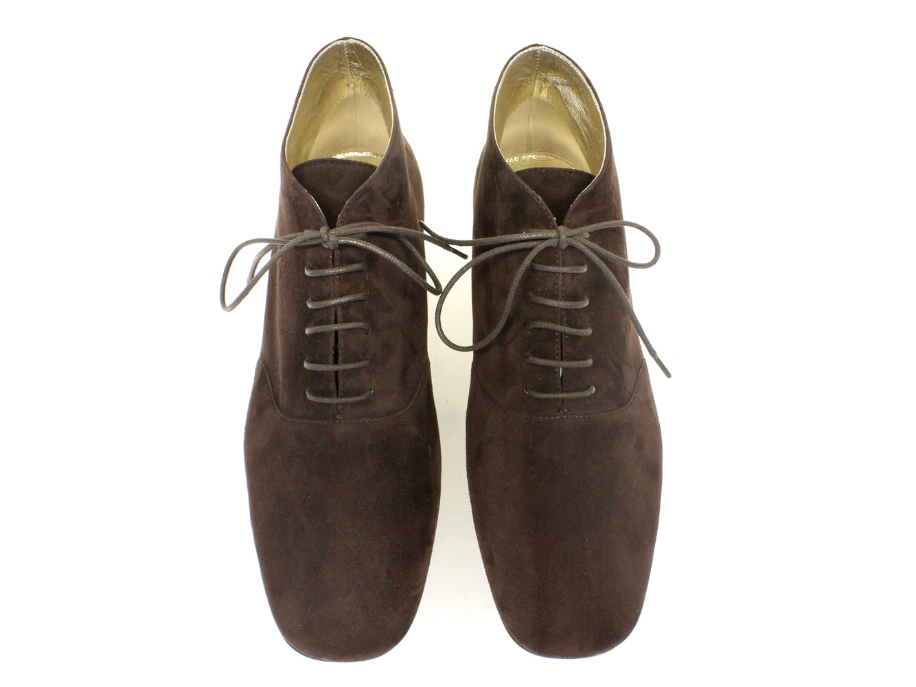 1qty NEW  / Richelieu haut Danica en cuir -  Marrone
