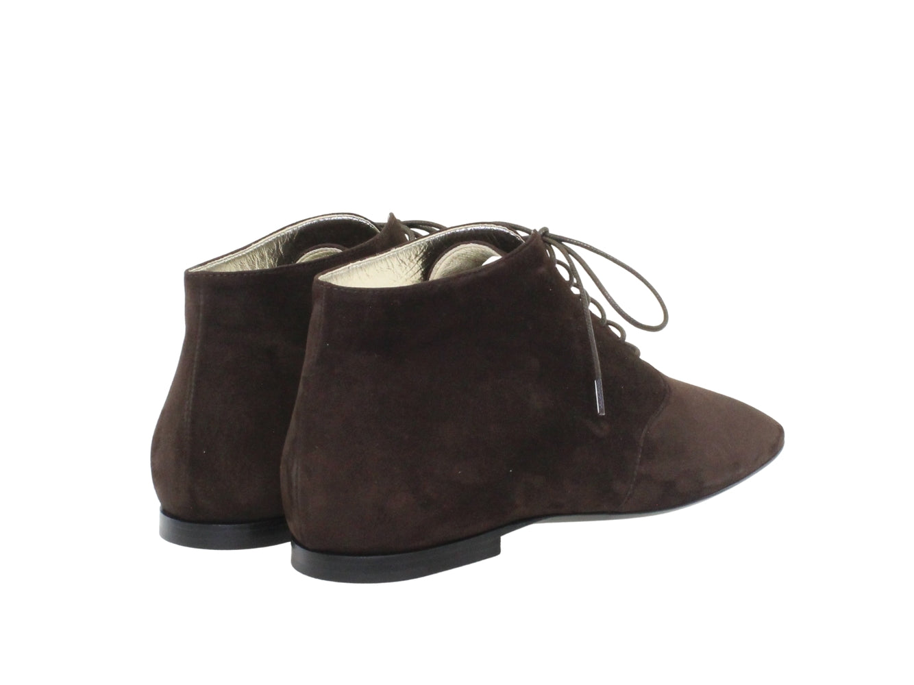 1qty NEW  / Richelieu haut Danica en cuir -  Marrone