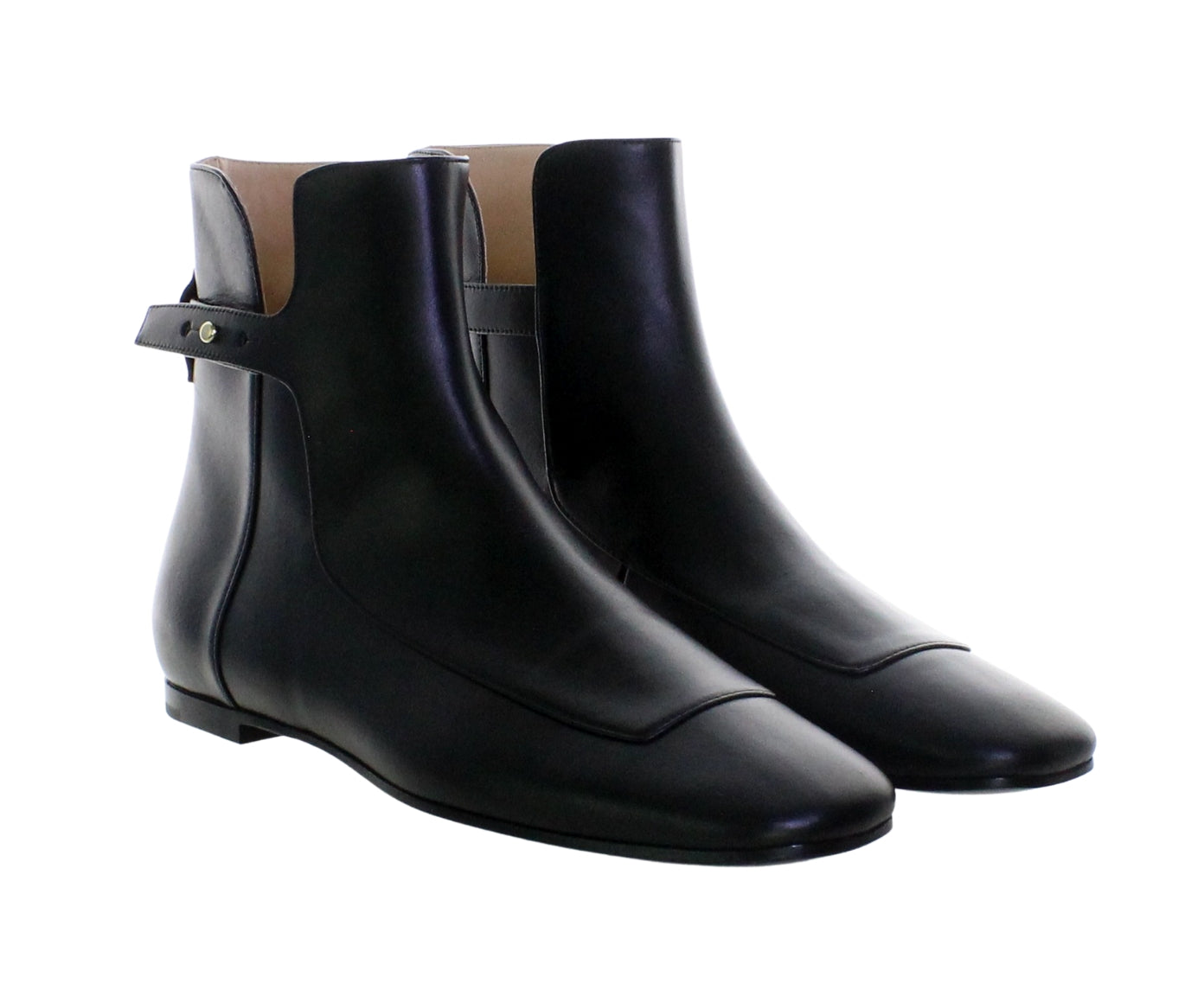 1qty NEW  / Bottines basses Annabelle en cuir - Nero