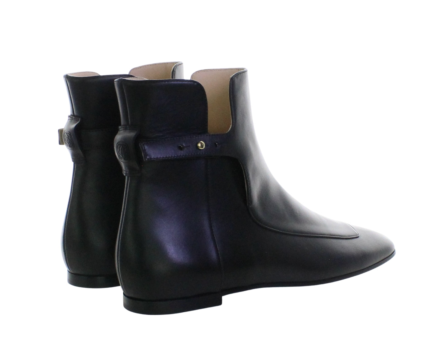 1qty NEW  / Bottines basses Annabelle en cuir - Nero