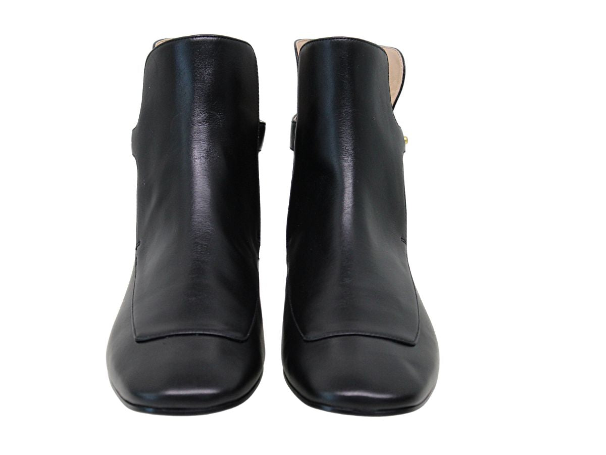 1qty NEW  / Bottines basses Annabelle en cuir - Nero