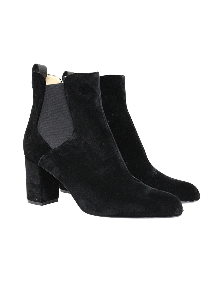 1qty NEW  / Bottines basses Macha 70 en cuir - Nero