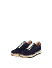 3qty RELIQUAT 75€ 33,3%  / Espadrilles sneakers Tracy en cuir - Blue Navy