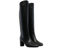 1qty NEW  / Bottines hautes Danae 70 en cuir - Nero