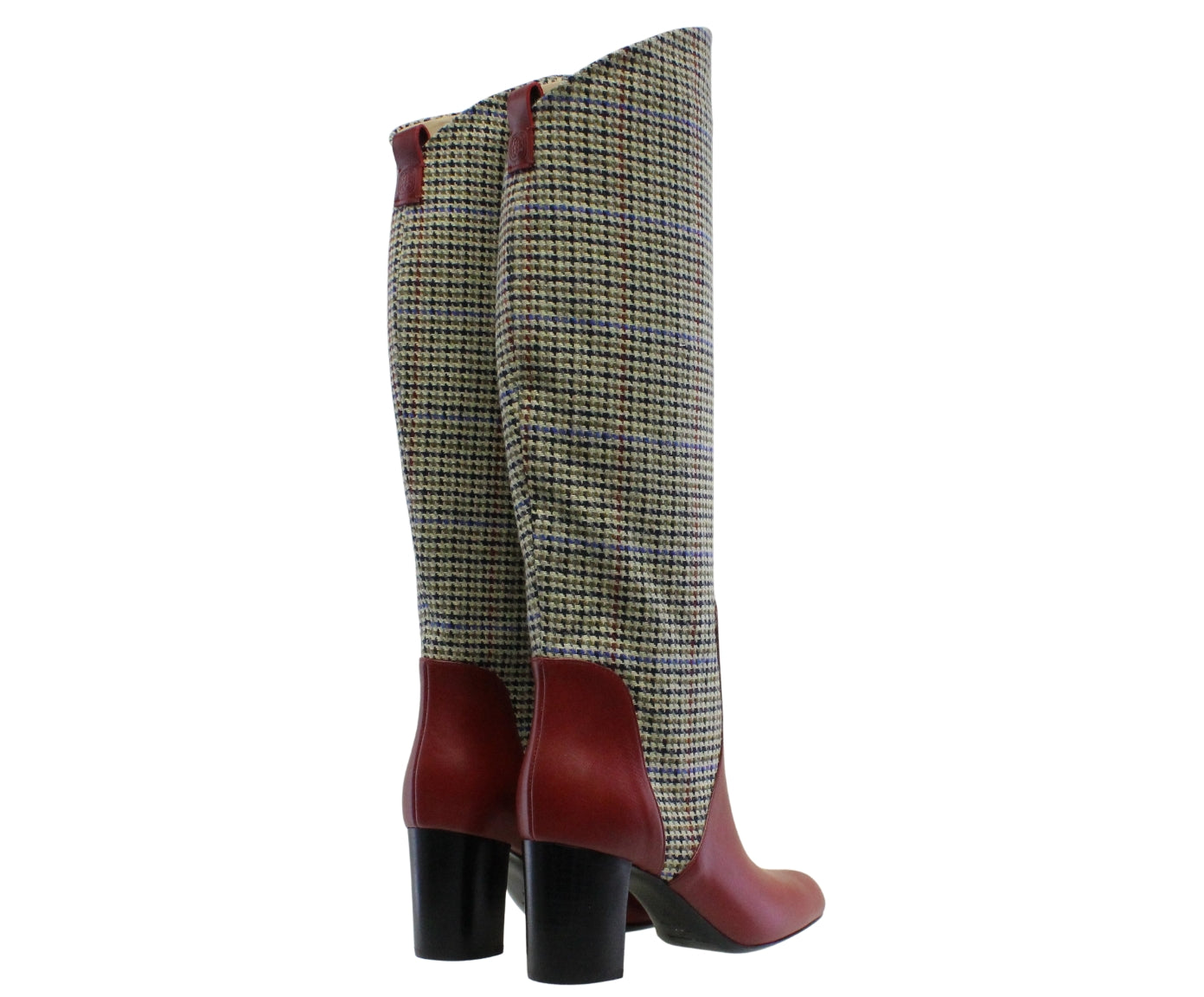 2qty NEW  / Bottines hautes Danae 70 en cuir - Cardinale