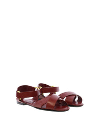 24qty NEW  / Sandales Zélie en cuir - Cardinale
