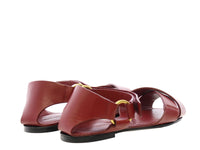24qty NEW  / Sandales Zélie en cuir - Cardinale
