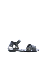 4qty NEW  / Sandales Zélie en cuir - Nero
