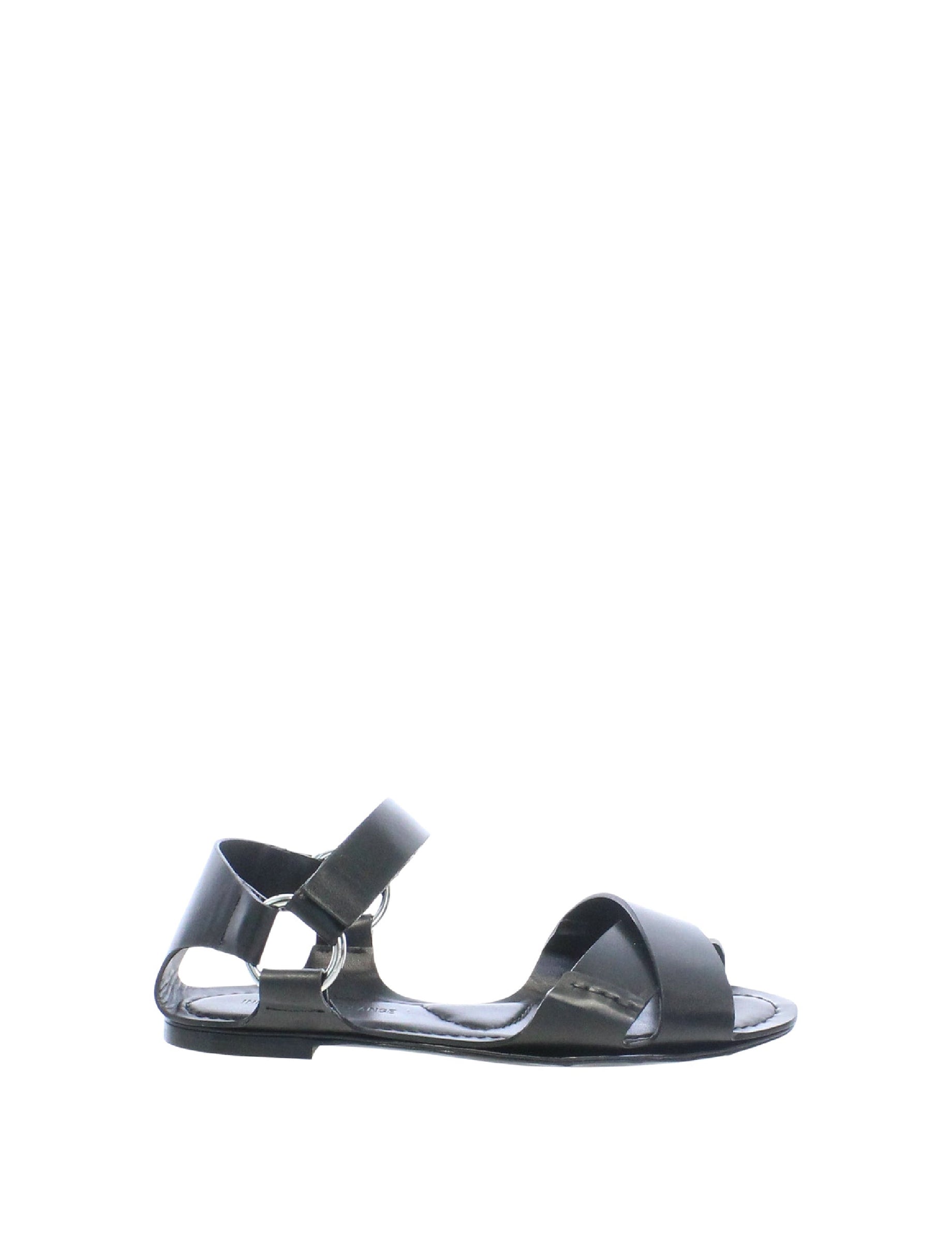4qty NEW  / Sandales Zélie en cuir - Nero