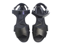 4qty NEW  / Sandales Zélie en cuir - Nero