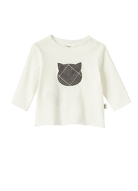 Maglietta con gattino fantasia