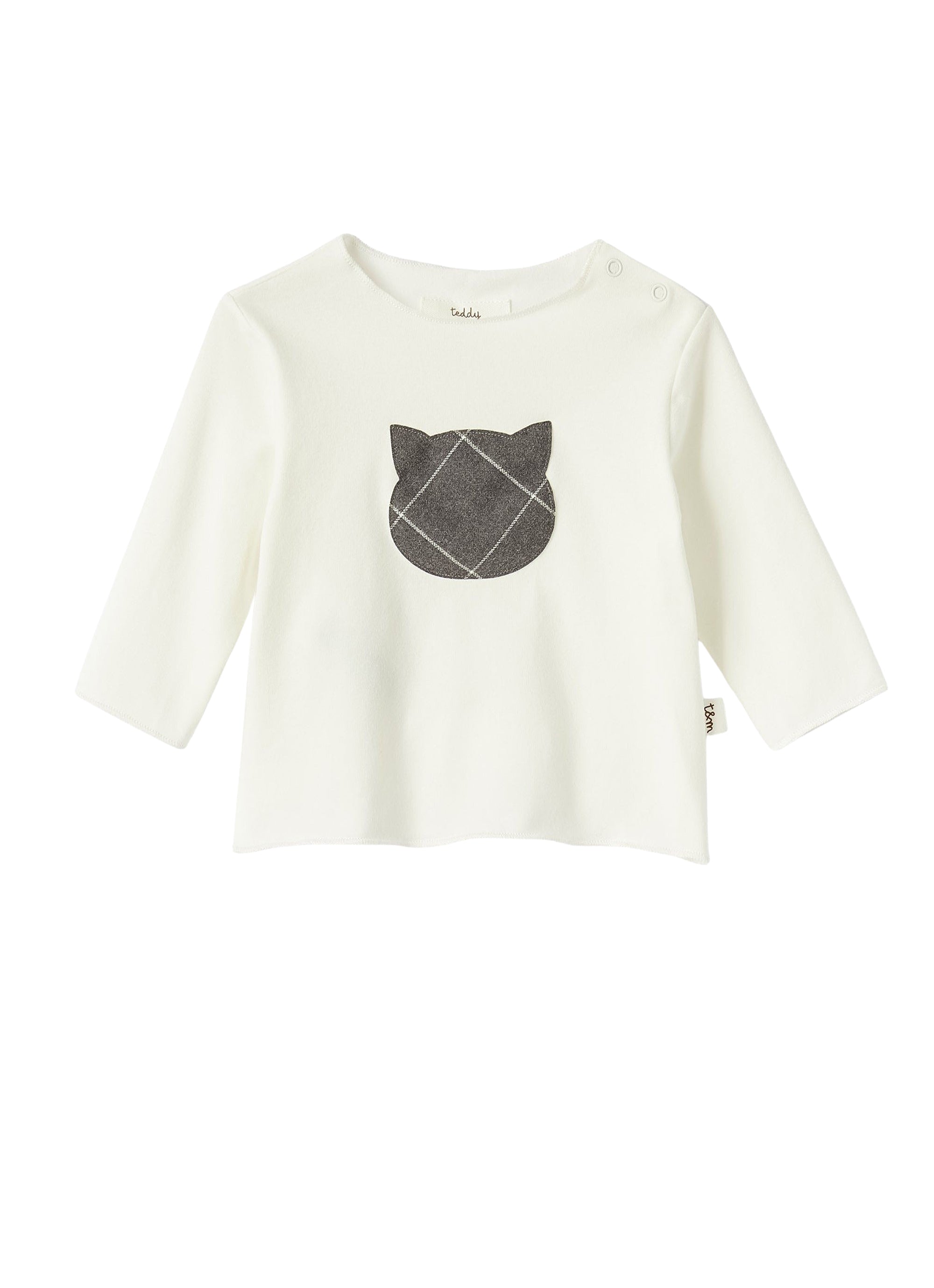 Maglietta con gattino fantasia