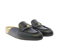 1qty NEW  / Mocassins Flavie en cuir - Nero