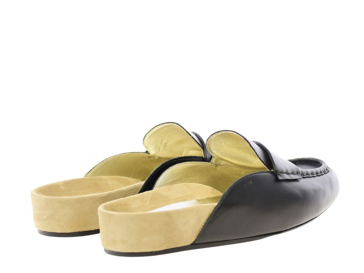 1qty NEW  / Mocassins Flavie en cuir - Nero