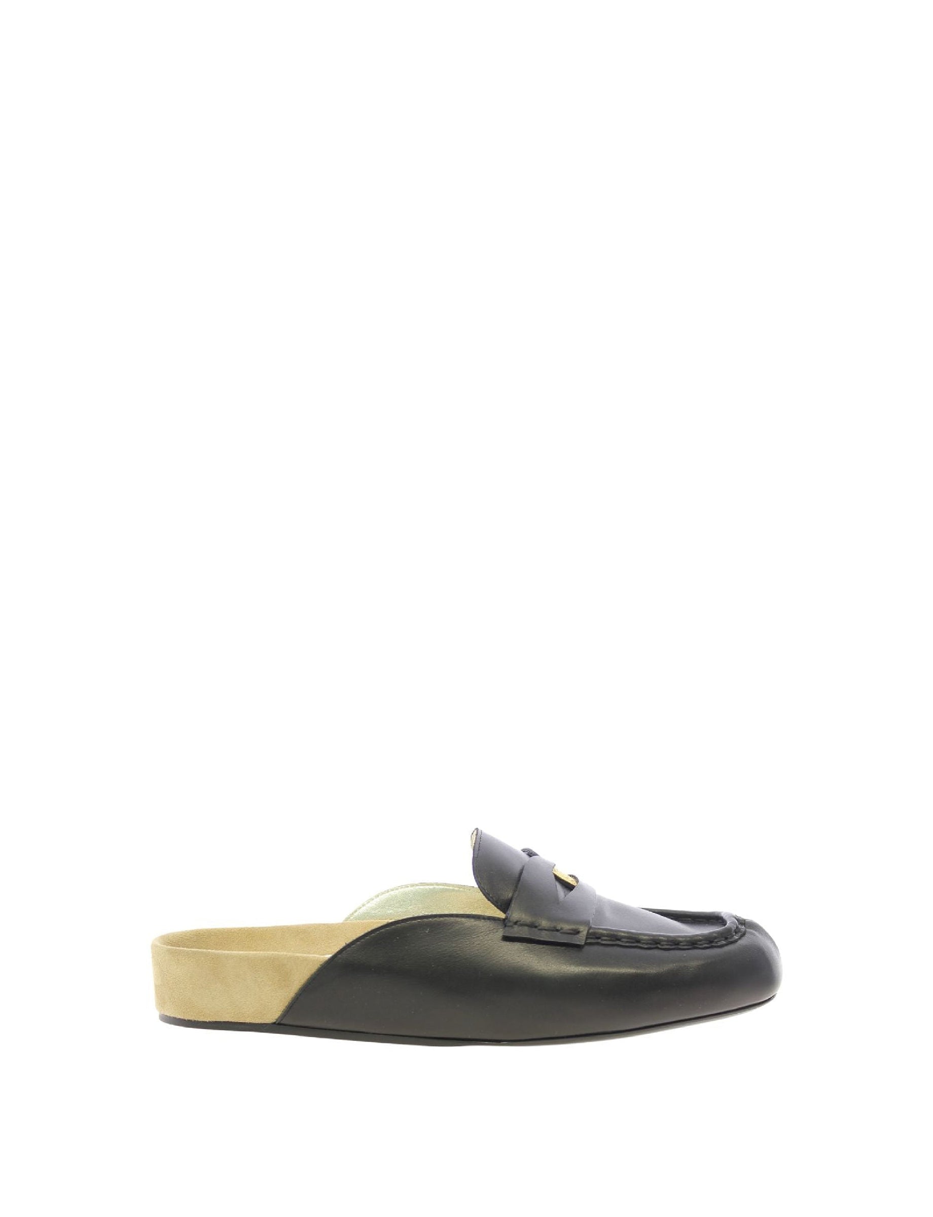 1qty NEW  / Mocassins Flavie en cuir - Nero