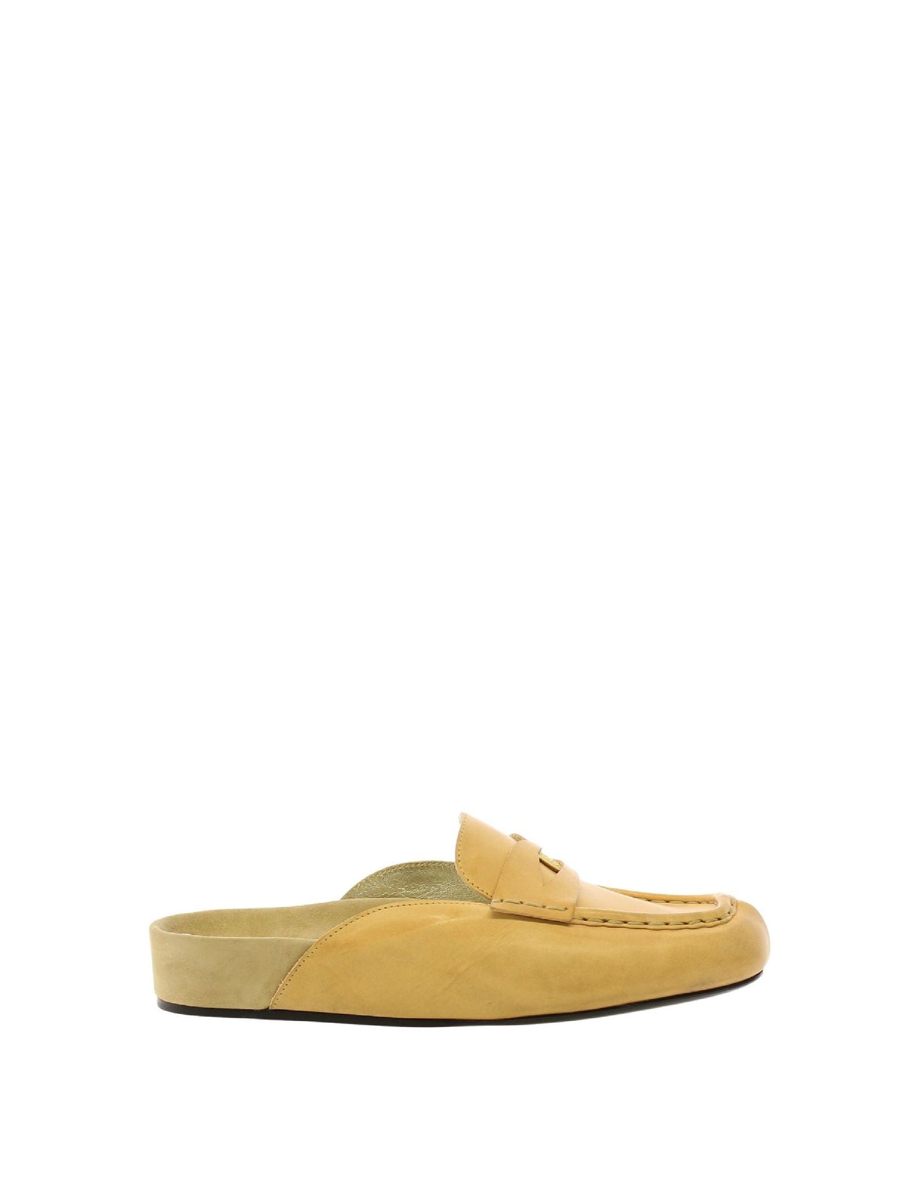 5qty NEW  / Mocassins Flavie en cuir - Naturale