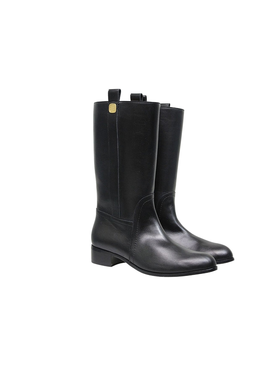 2qty NEW  / Bottines Lana en cuir -  Nero